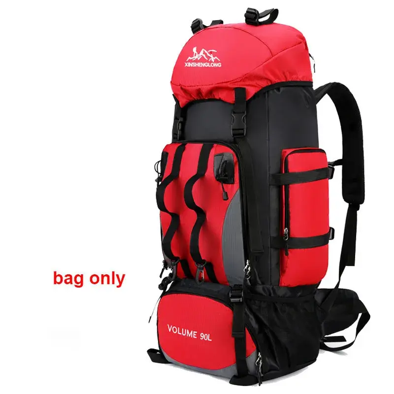 Miniatura: Mochila trekking 90L impermeable, gran capacidad para camping y viajes