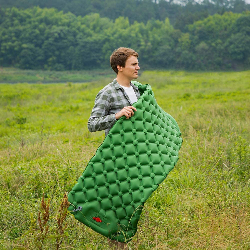 Miniatura: Colchoneta WOQI ultraligera para camping, resistente y compacta para viaje