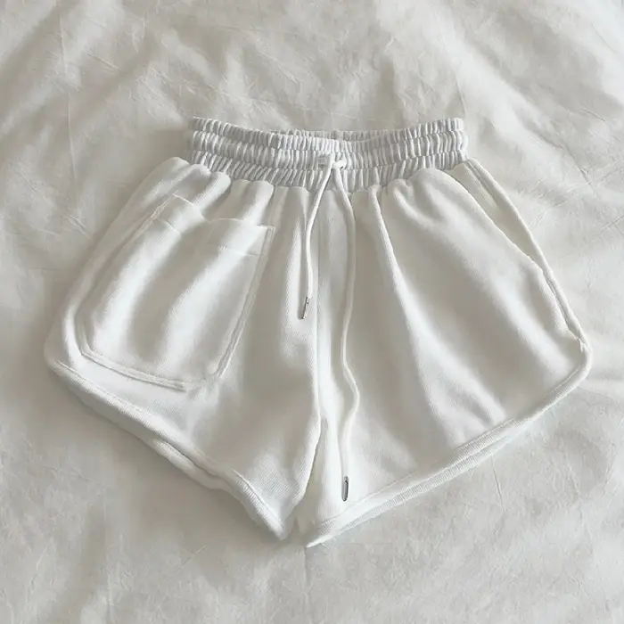 Miniatura: Short deportivo mujer verano, cintura alta, corte ancho, ligero y casual