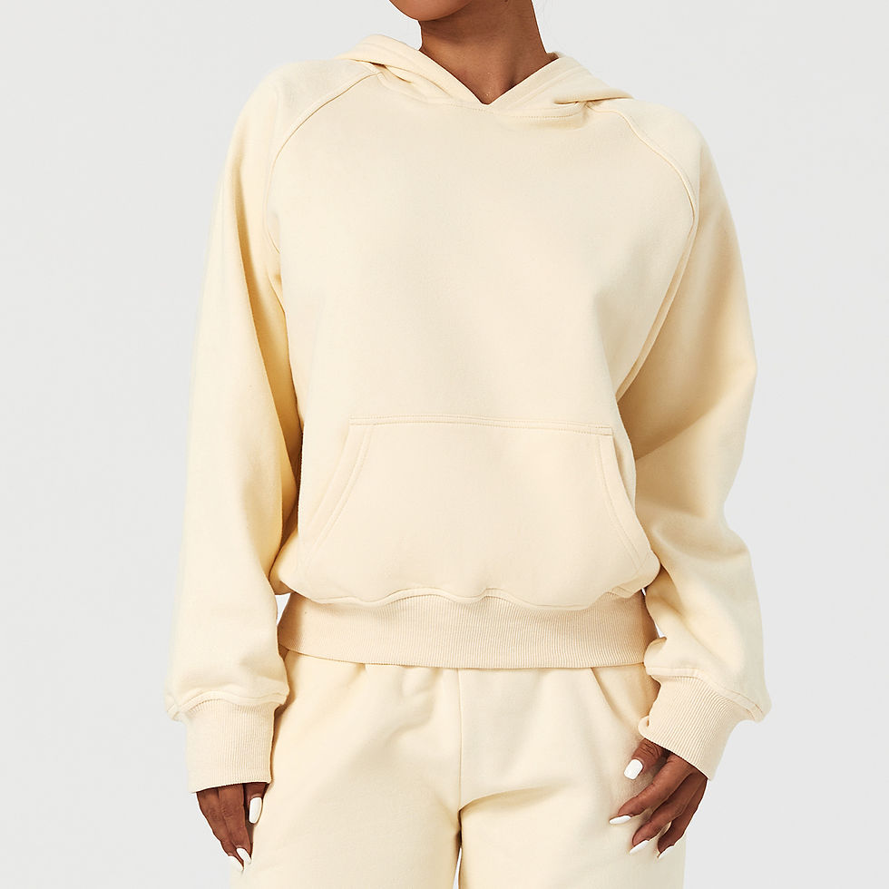 Miniatura: Set 2 piezas unisex: sudadera con capucha oversize y pantalón deportivo