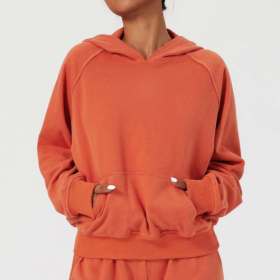 Miniatura: Set 2 piezas unisex: sudadera con capucha oversize y pantalón deportivo