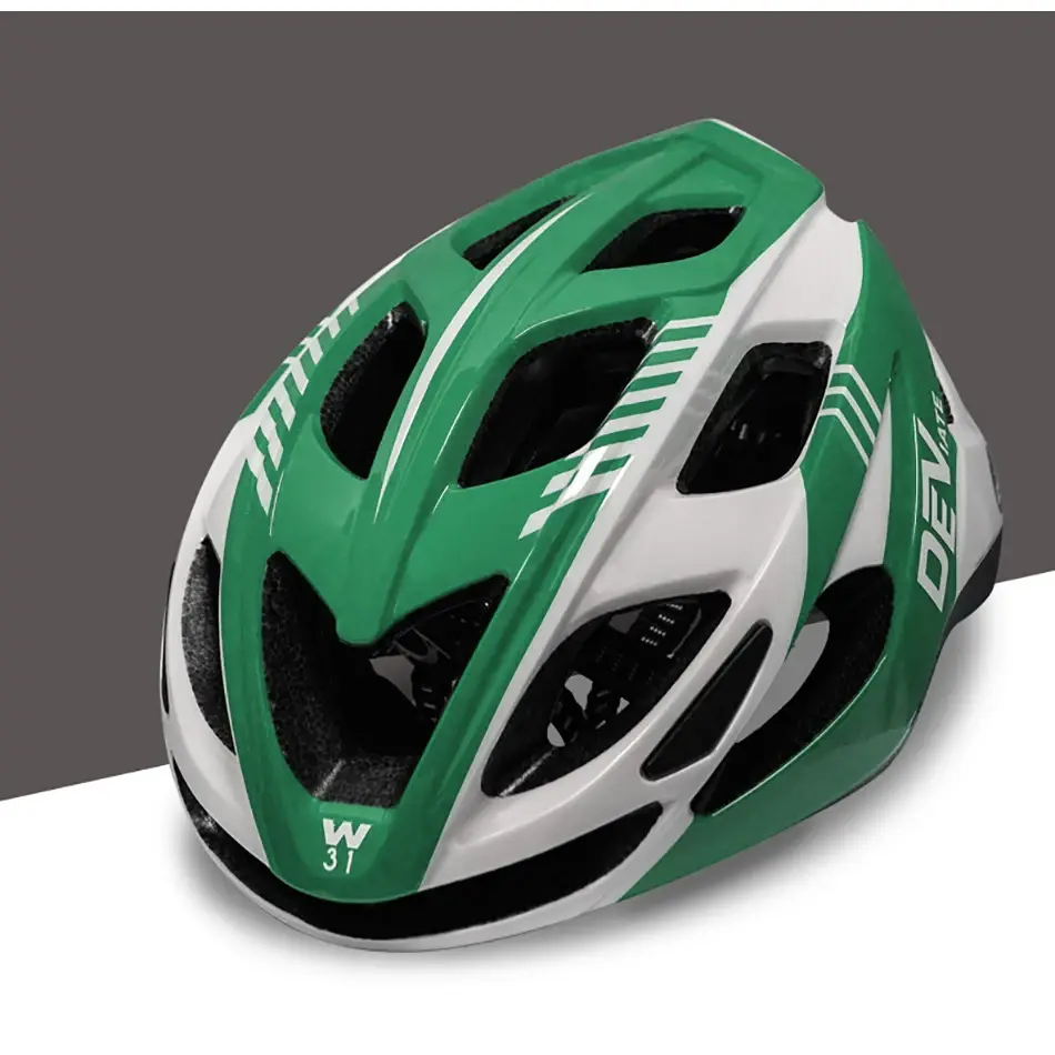 Miniatura: Casco ciclismo DEV MTB y ruta, ancho 19 cm, ideal para carreras y deportes