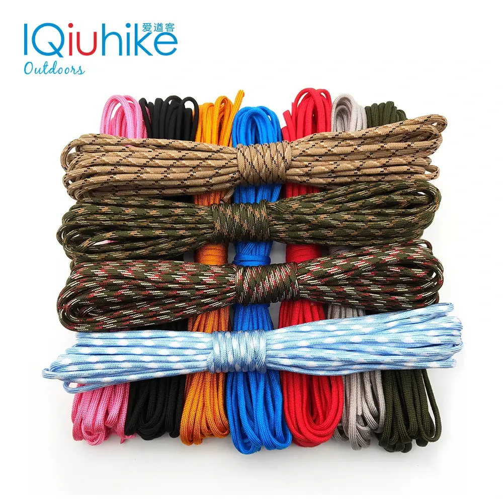 Paracord 30m diámetro 4mm, 7 hebras para camping, escalada y supervivencia