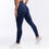 Miniatura: Set deportivo mujer: leggings scrunch cintura alta + top espalda abierta
