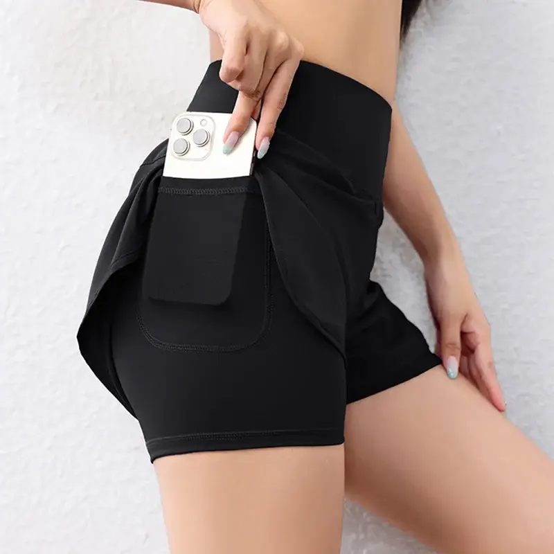 Miniatura: Shorts de correr 2 en 1, Quick-dry