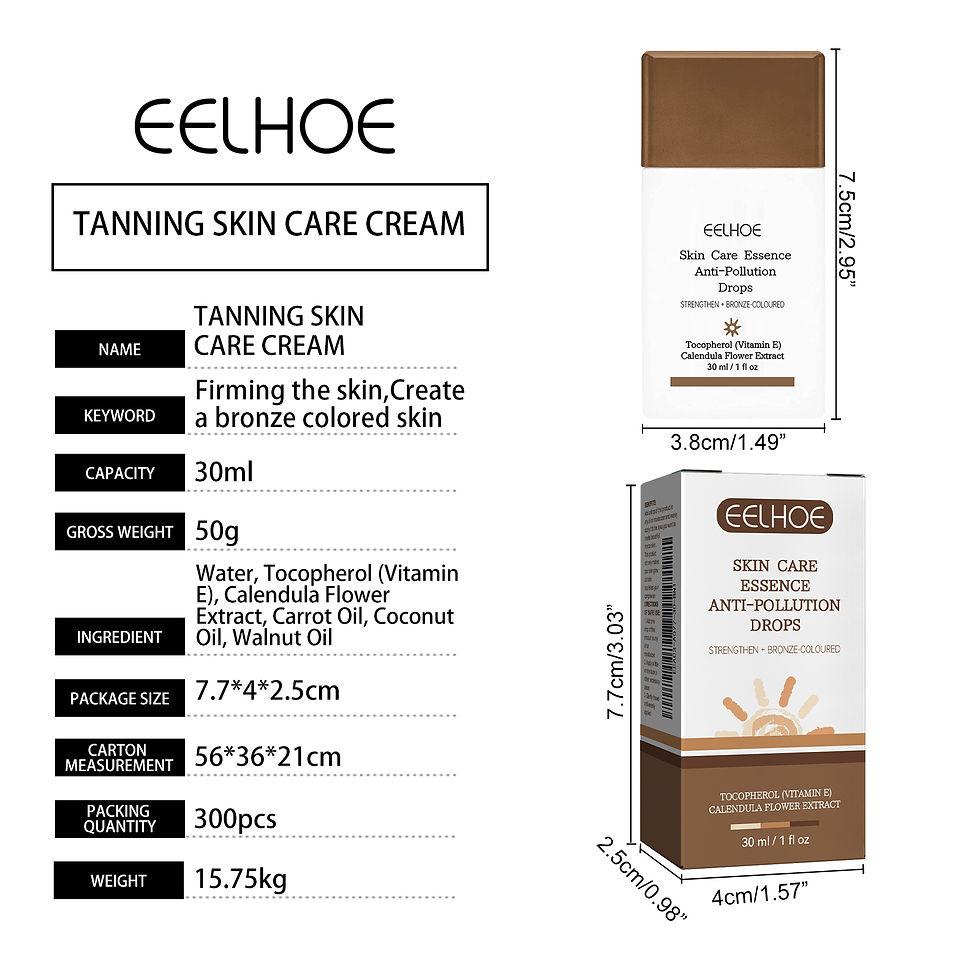 Miniatura: EELHOE Tanning Gel Even Skin Tone Deep Moisturizing Glowing Fast Absorbing Non G