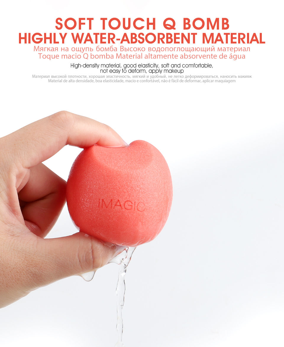 Miniatura: IMAGIC Beauty Sponge Face Wash Puff Gourd Water Drop Wet And Dry Makeup Tool
