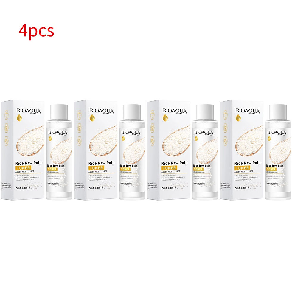 Miniatura: BIOAOUA Rice Raw Pulp Face Toner Moisturizing Water Brightening Lifting Deep Fac