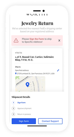 specific address mobile
