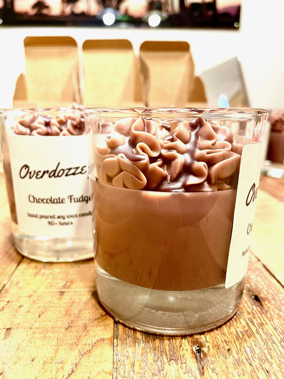 Chocolate Scented Candle - Soy Wax Candle