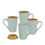 Thumbnail: S/4 CERAMIC MUG, LID-MIST BLUE