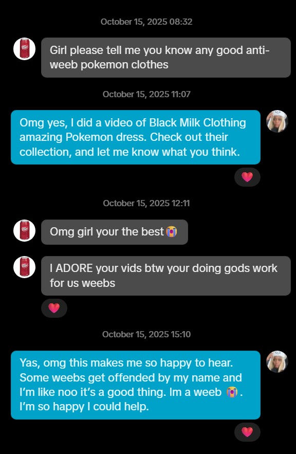 I ADORE your vids btw your doing gods work for us weebs