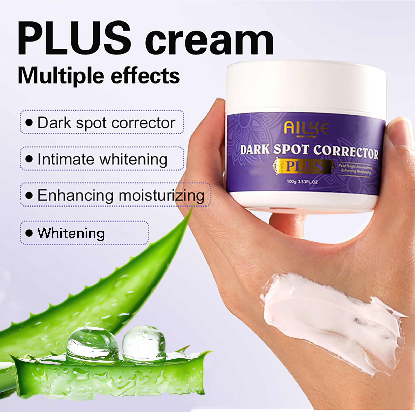 AILKE Dark Spot Corrector PLUS Cream for Face, Body, Anti Hyperpigmentation, Mel