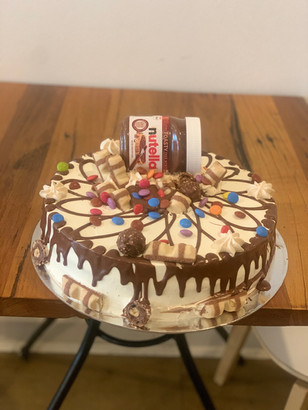 Nutella cake $5.50/Portion