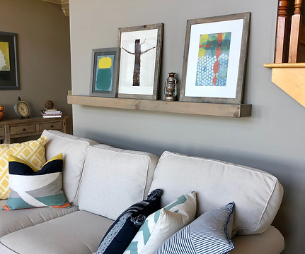 DIY Floating Ledge Shelf