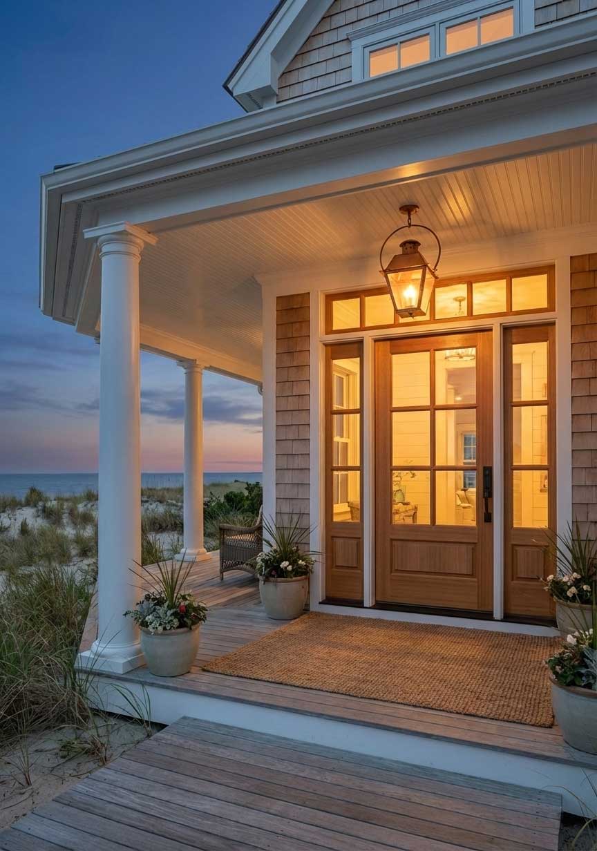 Pattern #755 with Pattern #755SL Sidelites, accompanied by Transom Pattern #125 in VG Fir