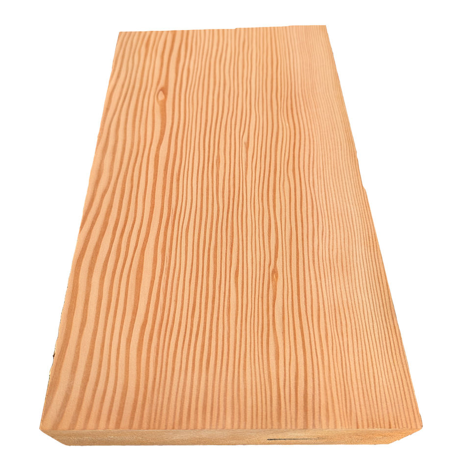 Angled view of VG Fir lumber.