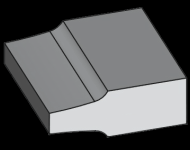 Raised Panel cross-section.
