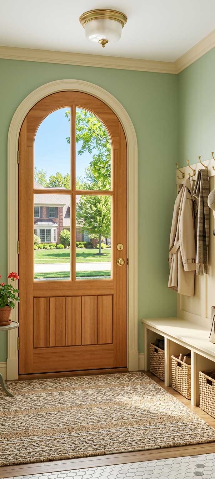 Pattern #542 (Round Top) in Cedar