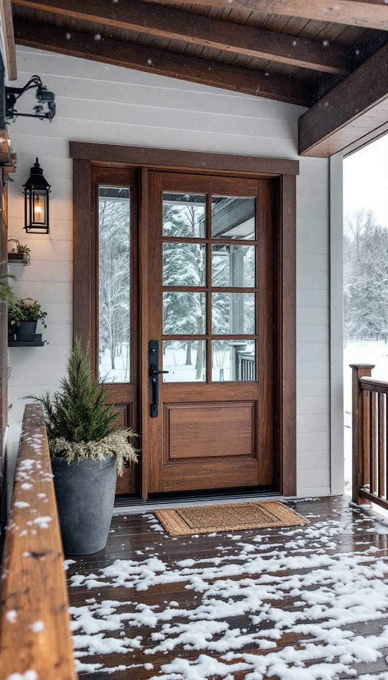 Inspired by Pattern #114 with Pattern #103SL Sidelite in VG Fir (Stained)