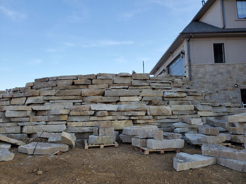 Outcropping Wall