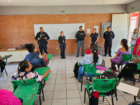 Realizan "Operativo Mochila" en secundaria de la colonia Villasol en Ramos Arizpe