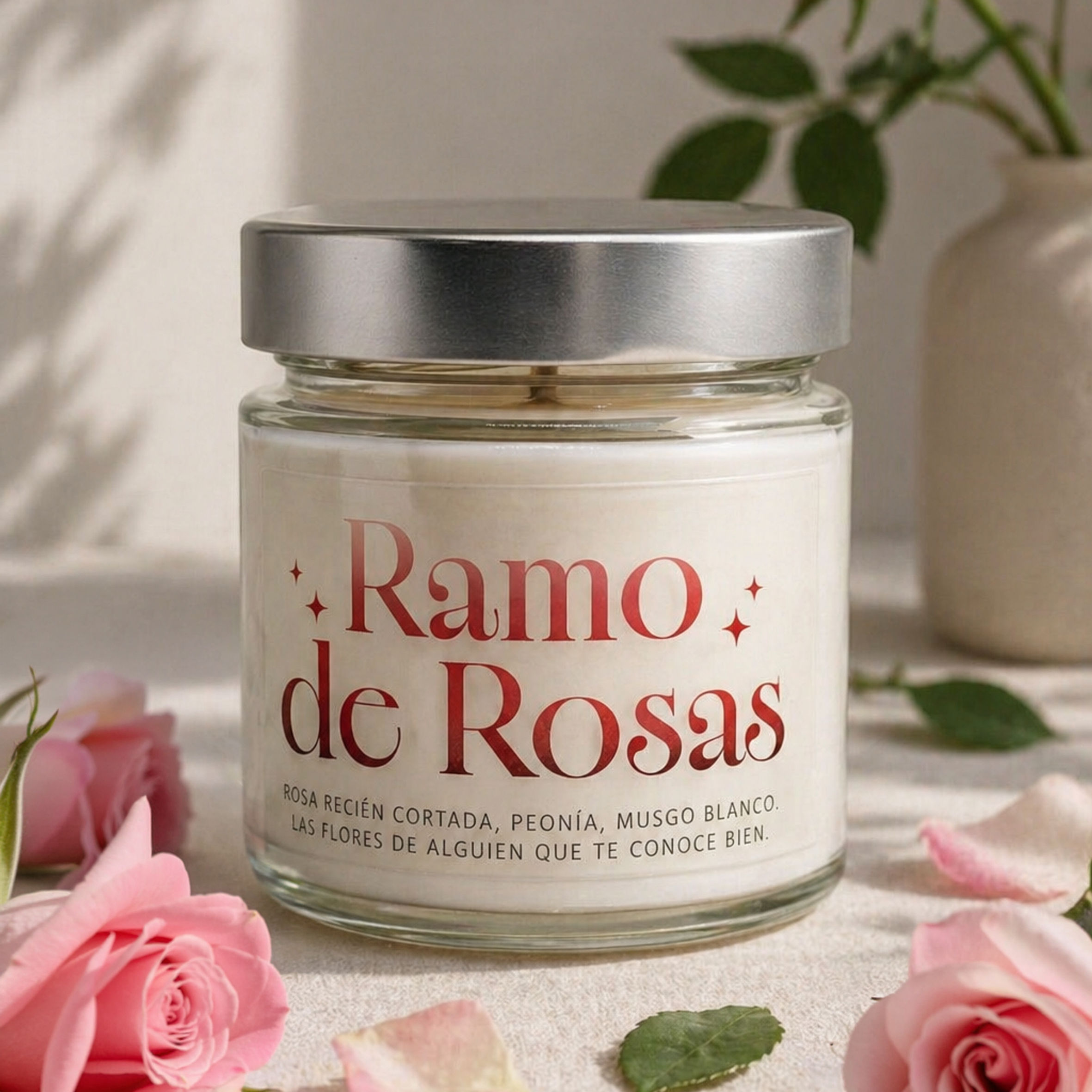 Vela aromática - Ramo de Rosas