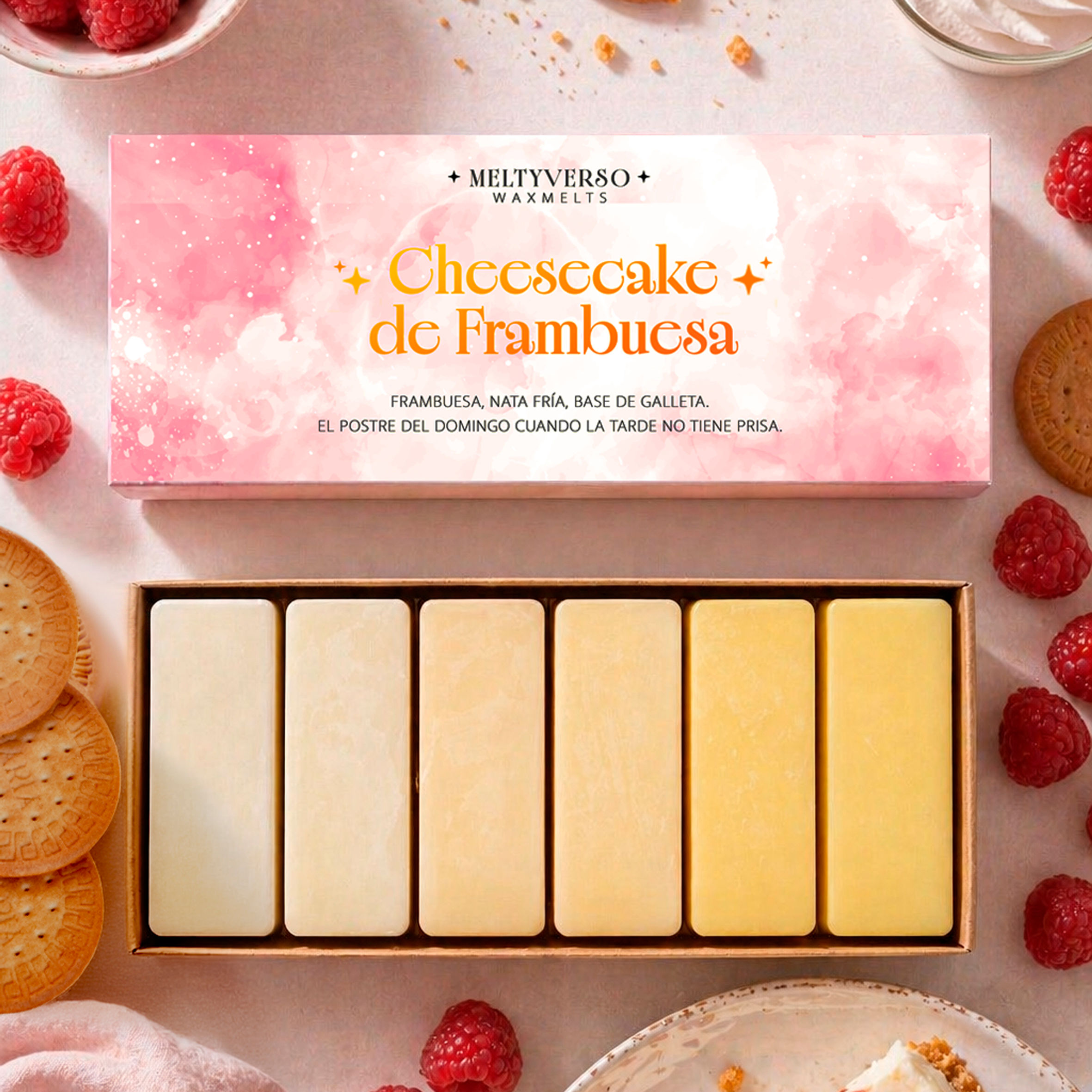 Wax Melt - Cheesecake de Frambuesa