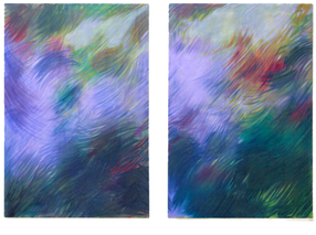 Anya Kashina, In an Octopus's Garden, diptych, oil on canvas, painting