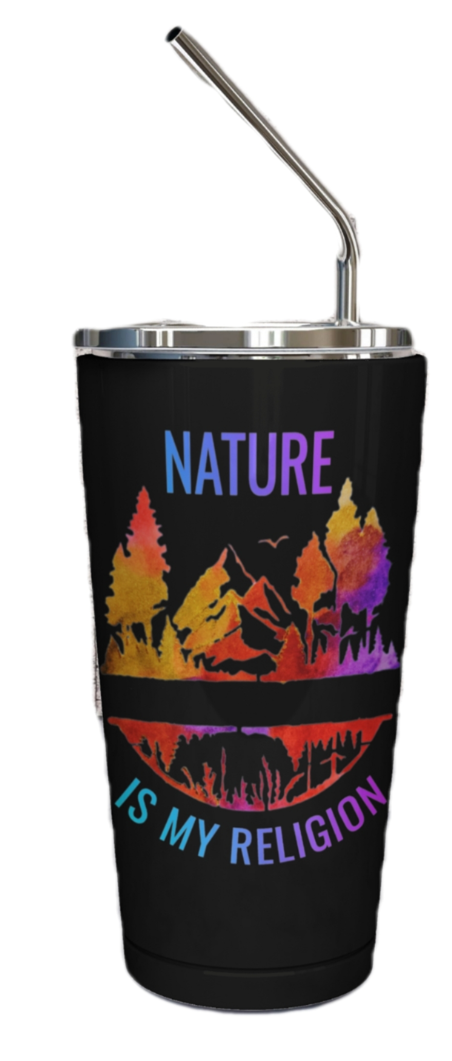 Nature is My Religion Tumbler 1