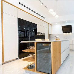 ציפוי - מקרר 120 שחור מט כולל גריל עליון