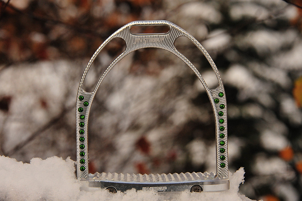 Thumbnail: JS Italia Crystal Stirrups