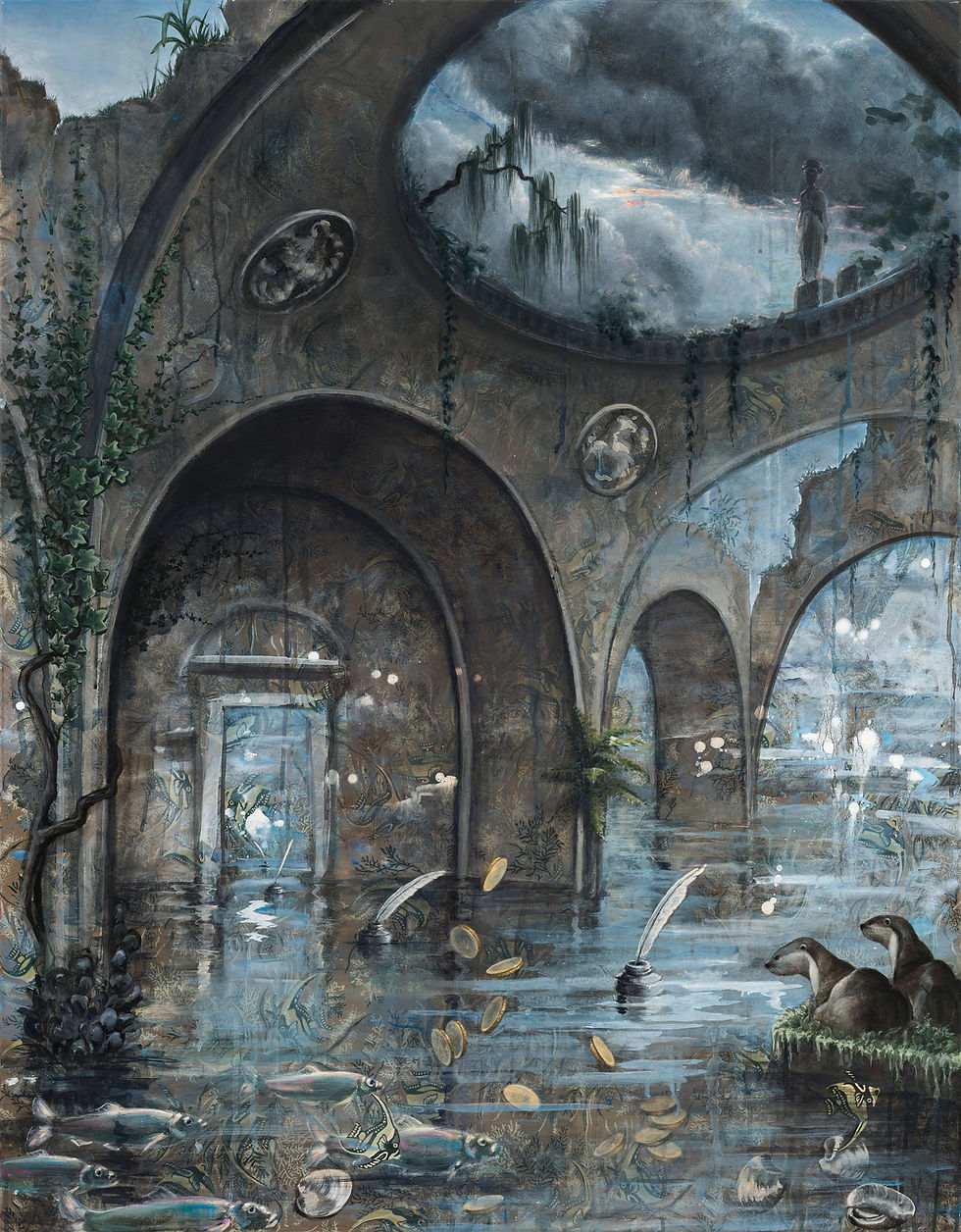 The River Flowing Under the Bank of England Dreams of Power (2021)