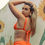 Thumbnail: orange straight bikini top