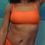 Thumbnail: orange straight bikini top