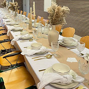 Voorbeeld van hoe het pakket: ''the table set'' eruit komt te zien