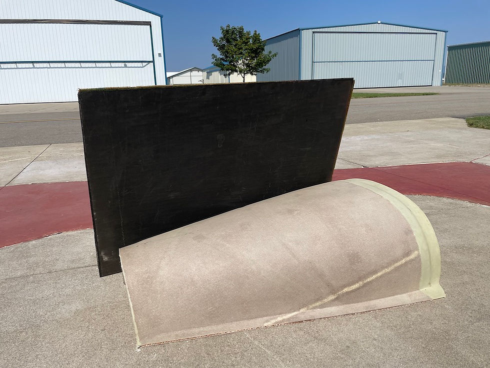 Turtledeck/carbon fiber honeycomb sheet
