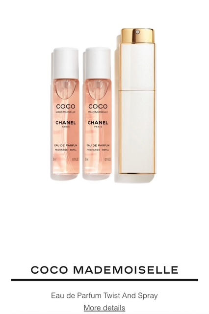 Thumbnail: Coco Mademoiselle held in a twist and Spray 3*20ml 3*0.7 fl oz