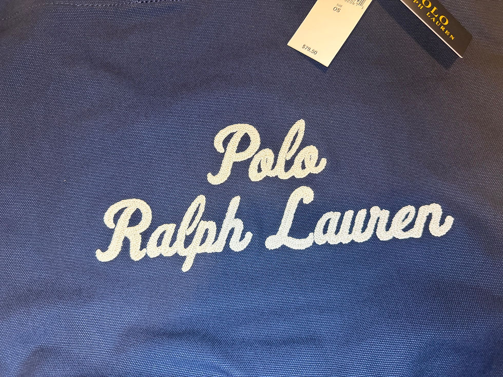 Thumbnail: Polo Ralph Lauren Navy Tote 