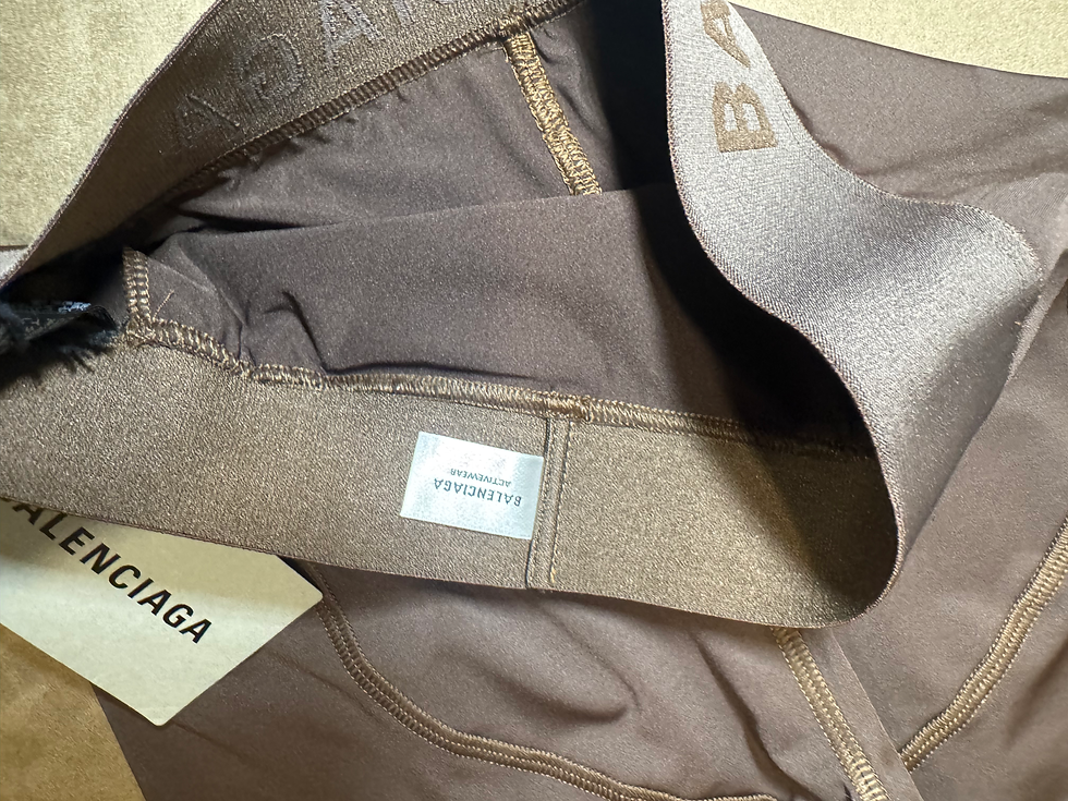 Thumbnail: Balenciaga leggings Athletic cut spandex Brown size S