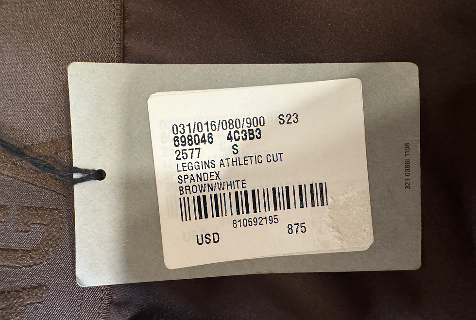 Thumbnail: Balenciaga leggings Athletic cut spandex Brown size S