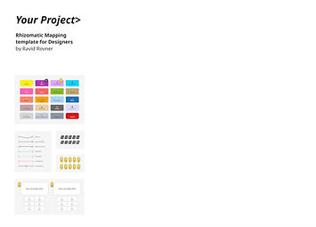 Starter Map for Designers - Rhizomatic Mapping template for Designers