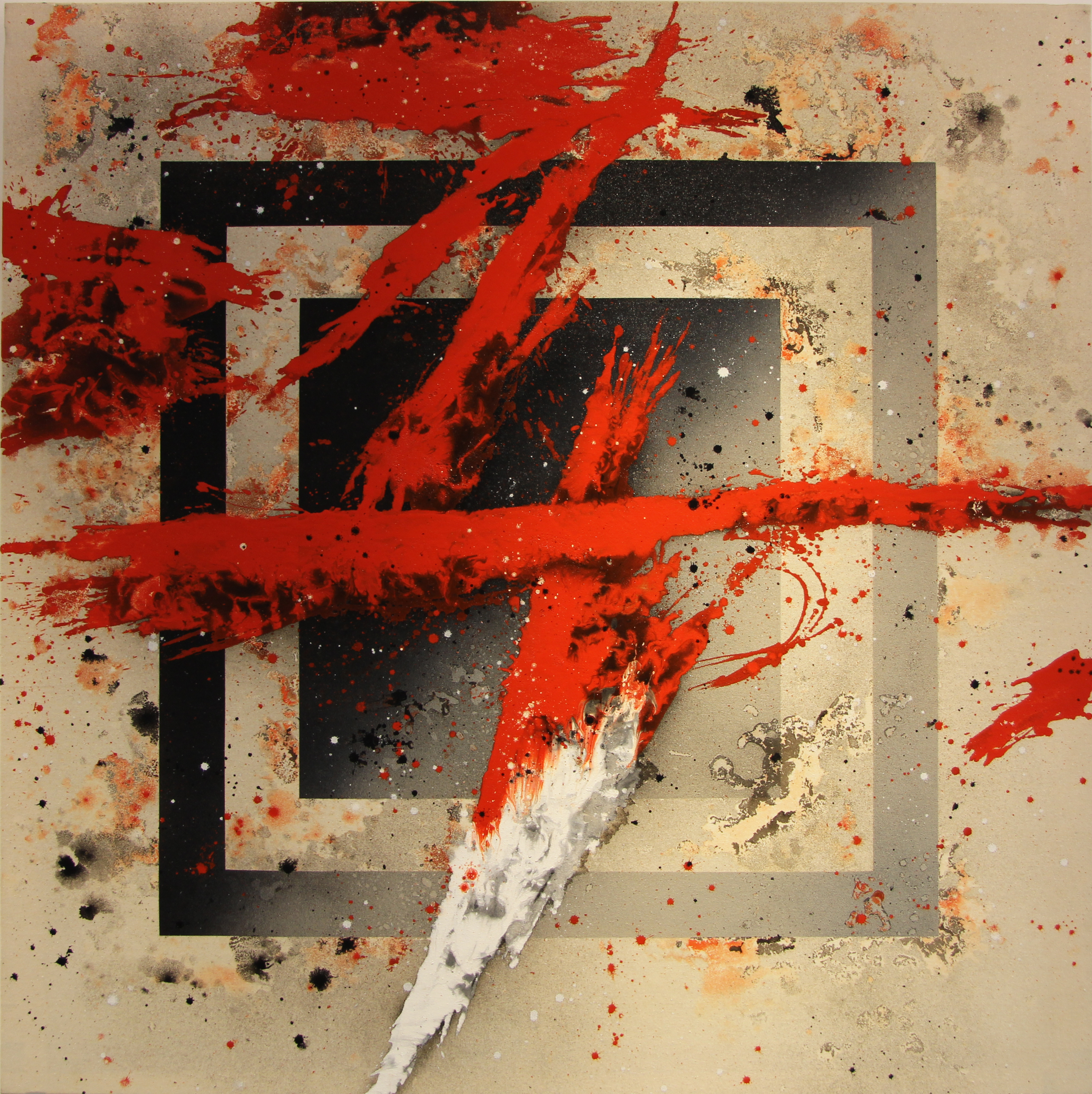 Crucifixion sobre planos II, 2004