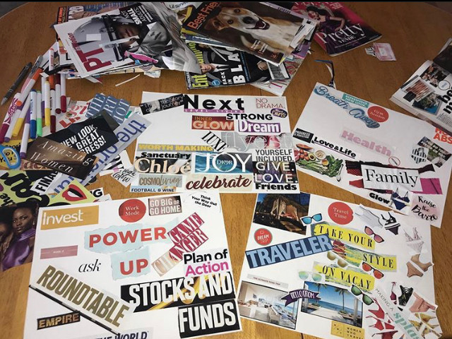My Vision Boards from July 2019