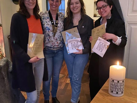 Aufnahme von drei neuen Mitgliedern in unserer LC1-Runde! 😊🎉