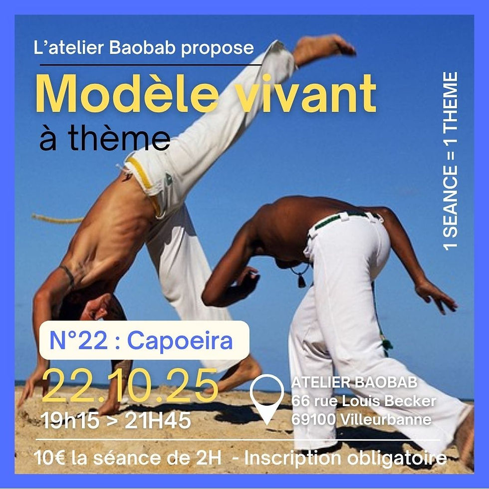 Modèle vivant - Thème : Capoeira