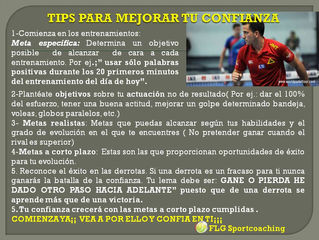 TIPS PARA AUMENTAR TU CONFIANZA