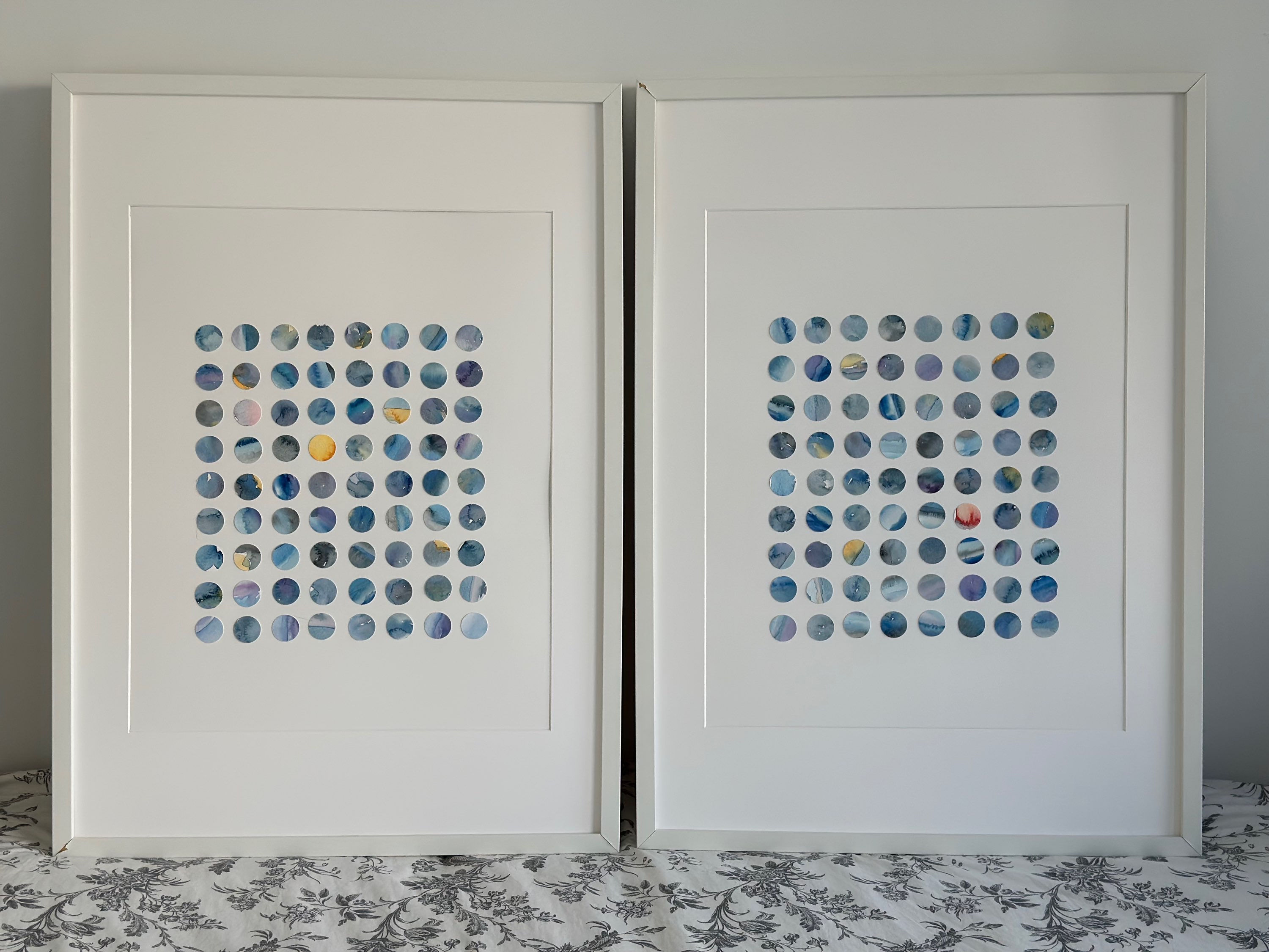 • drops of watercolour • (set of 2) 