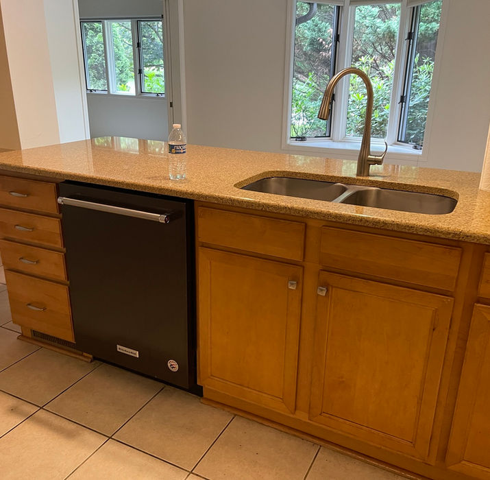 Before - Beautiful custom kitchen, living room, bathroom, bedroom, remodel in Asheville, NC, by TwinBrother Builders, blending luxury and practicality for your home.