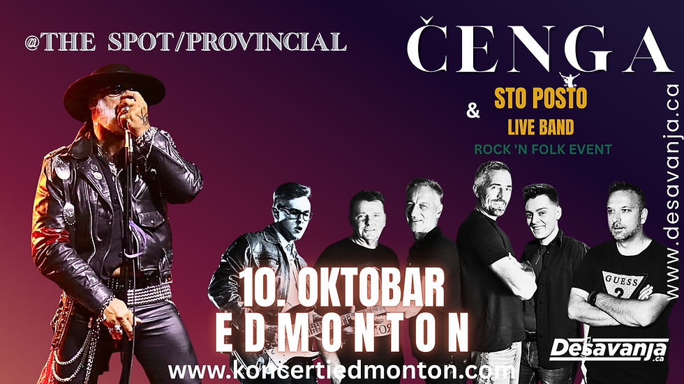 Čenga i Sto Posto live band - Edmonton
